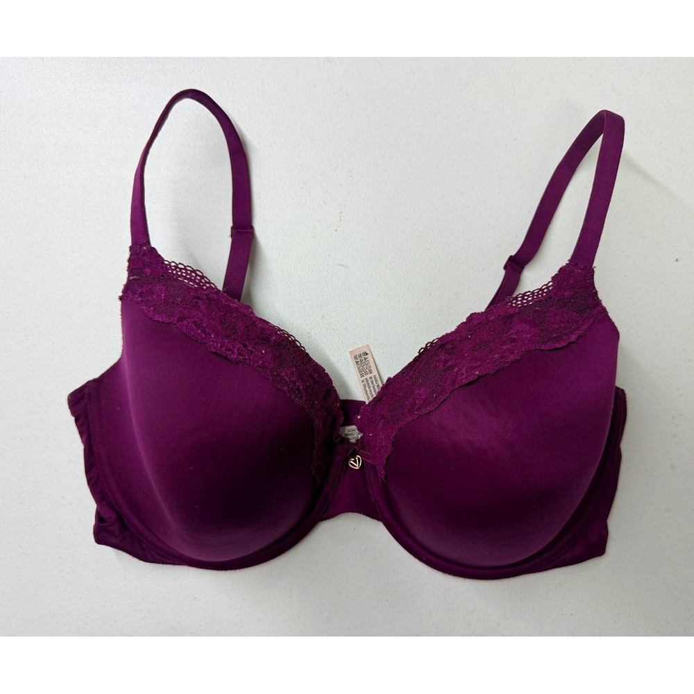 Victoria's Secret Body By Victoria 36DDD Purple Lace Underwired Bra